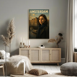 Amsterdam Elegance Poster