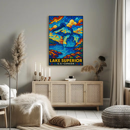 Lake Superior Mosaic Poster
