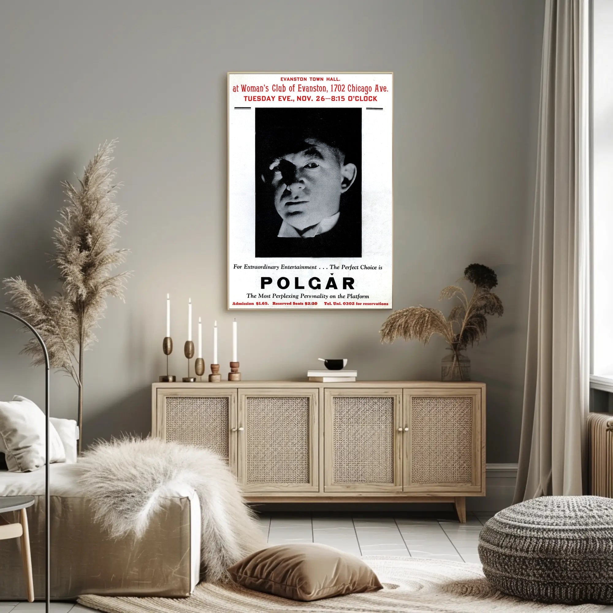 Polgar Mystique Performance Poster Historical or Presidential Poster