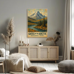 Arctic National Park Adventure Art Wanderlust Home Decor Enthusiasts Scenic Polar Majesty Poster