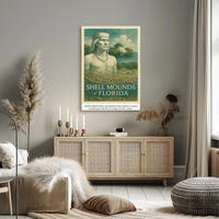 Shell Mounds Of Florida Poster