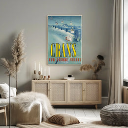 Crans-Sur-Sierre Ski Resort Poster