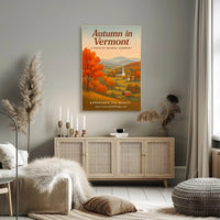 Autumn in Vermont Wall Art Print
