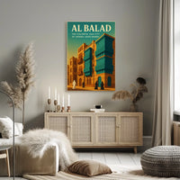 Al Balad The Colorful Old City Of Poster