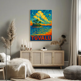 Tropical Paradise Of Tuvalu Poster