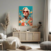Glamorous Urban Fashion Pop Art Poster Modern Wall Art