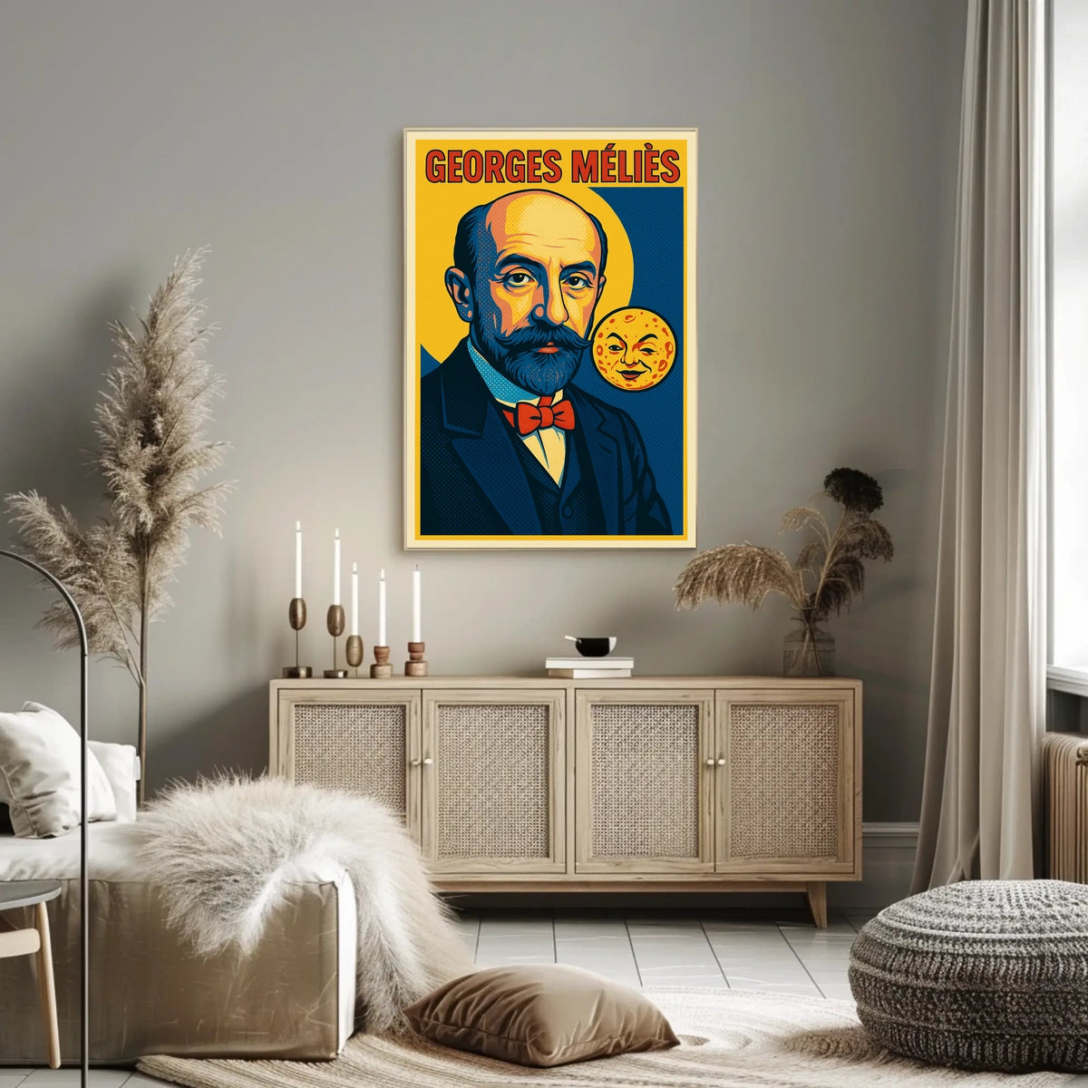 Georges Méliès Cinematic Pioneer Poster