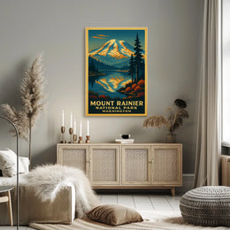Mount Rainier National Park Poster