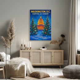 Washington, D.C. Capital of Cheer Poster
