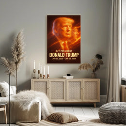 Trump Radiance Patriotic Cinematic Poster