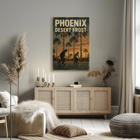 Phoenix Desert Frost Poster