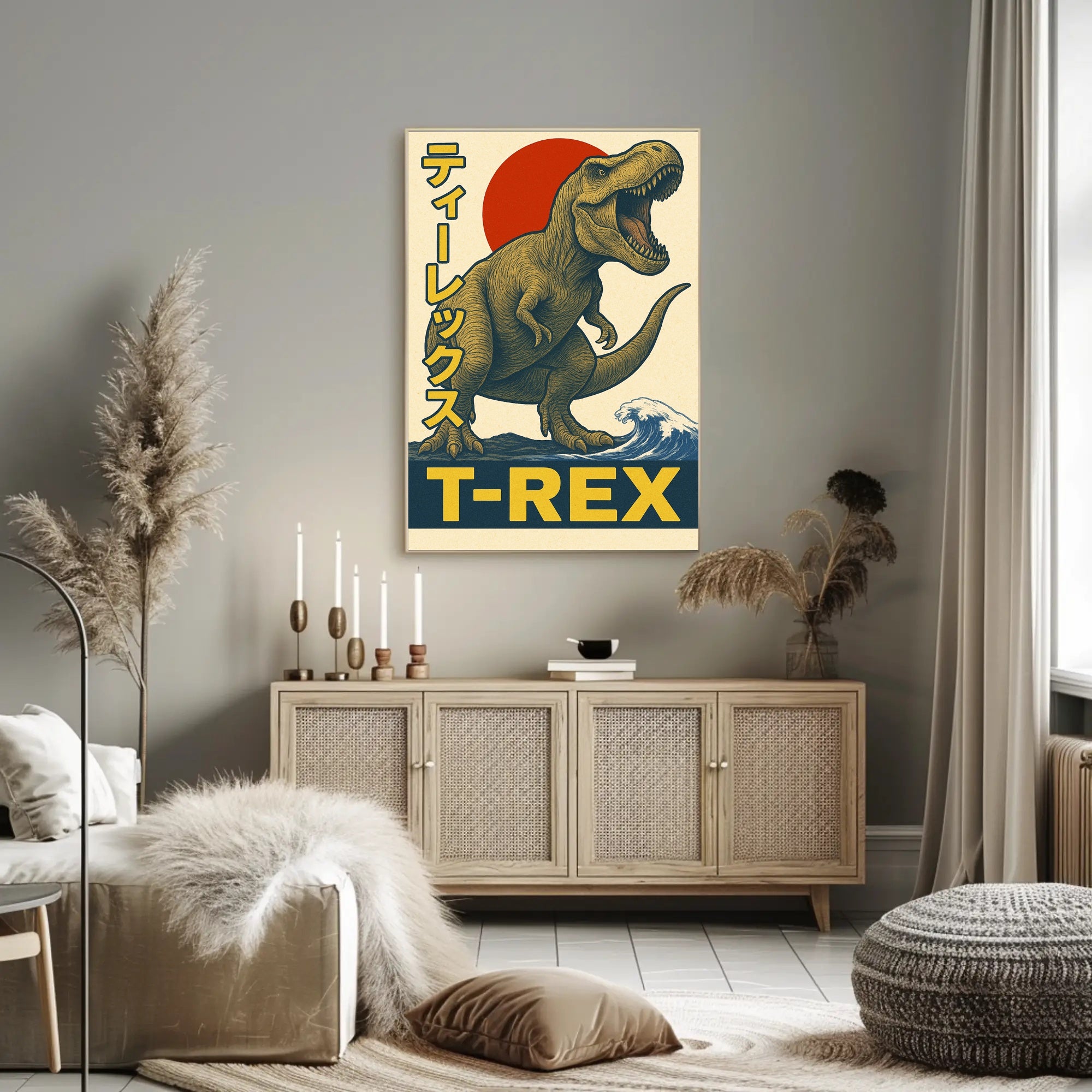 T-Rex Roars Poster PosterGoat