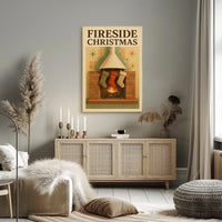 Fireside Christmas Poster