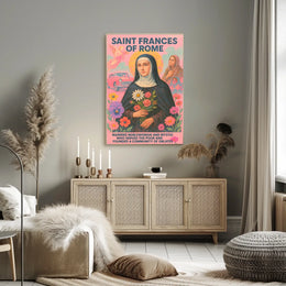 Saint Frances Of Rome Poster