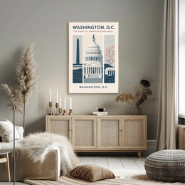 Washington, D.C., Heart of Democracy Urban or Cityscape Poster PosterGoat