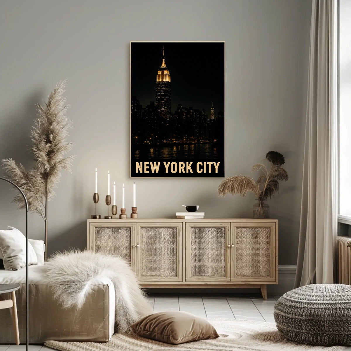 New York City Skyline Poster