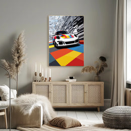 Vibrant Speed Poster PosterGoat
