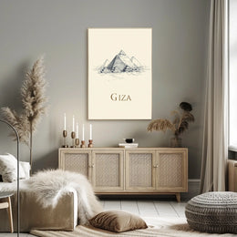 The Pyramids of Giza Poster