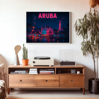 Aruba Nightscape Poster