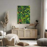 Lush Botanical Illustration Poster for Nature Lovers