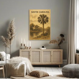 South Carolina Serenity Coastal Charm Decor Lovers Poster