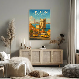 Lisbon, Portugal A City of Light and Charm Poster