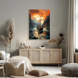 Journey Through Majestic Waters Poster PosterGoat