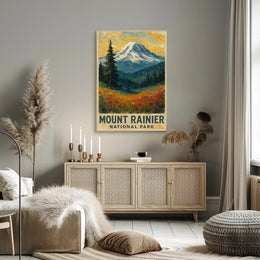 Mount Rainier National Park Poster