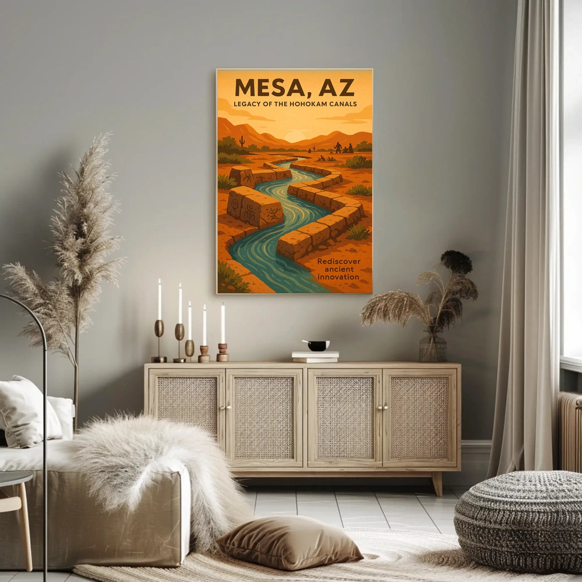 Legacy of the Hohokam Canals Poster