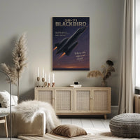 SR-71 Blackbird The Speed Icon Poster