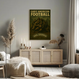 Early American Football Poster