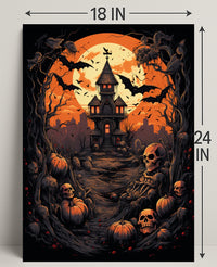 Haunted Halloween Night Poster
