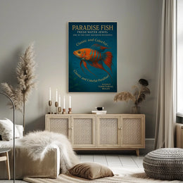 Paradise Fish Fresh Water Jewel Poster