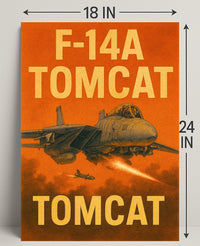 F-14A Tomcat Poster PosterGoat