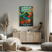 American Samoa National Park Travel Poster