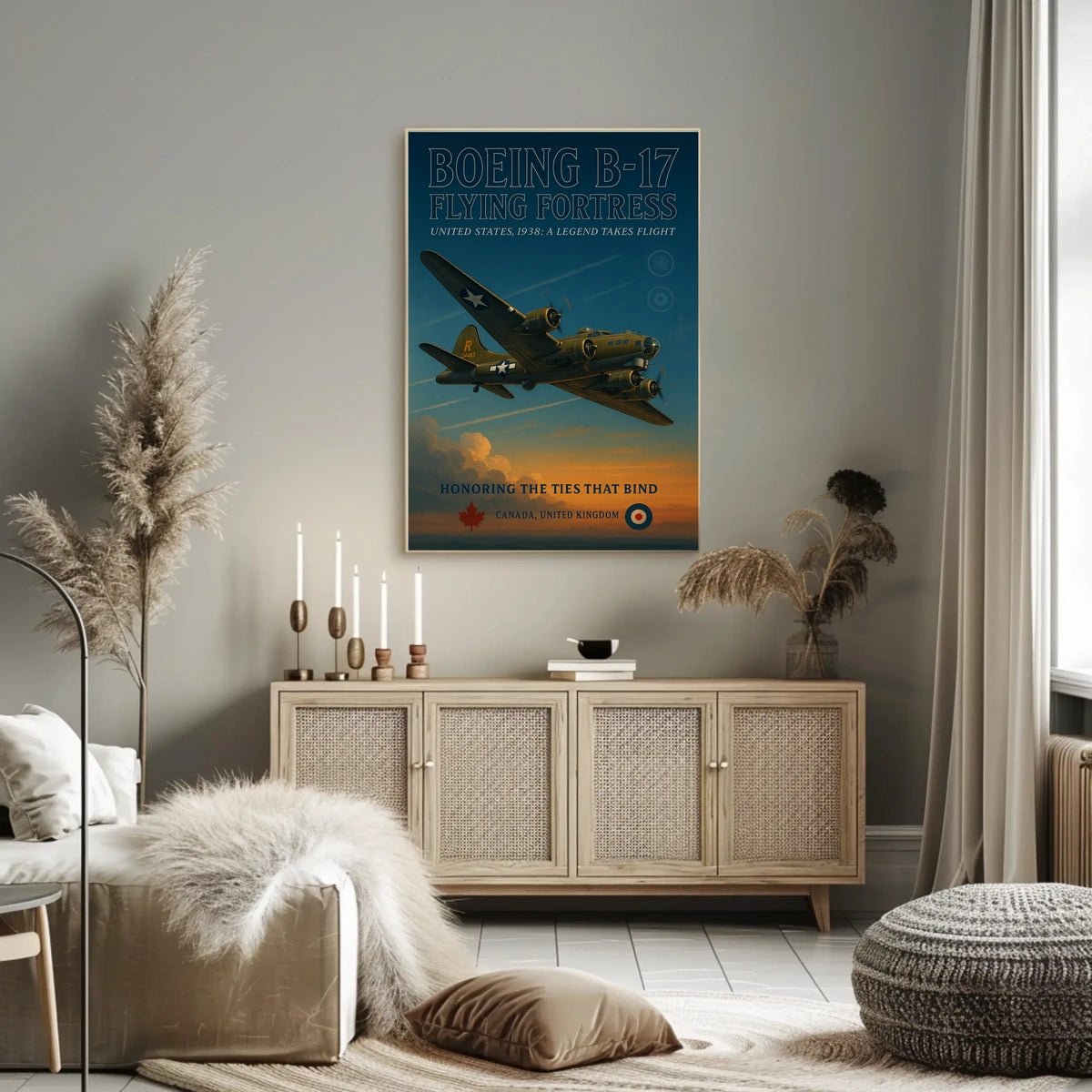 Boeing B-17 Flying Fortress Poster