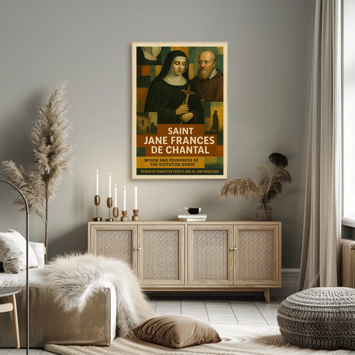 Saint Jane Frances De Chantal Poster