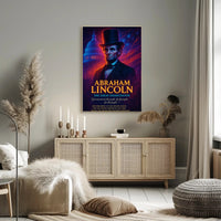 Abraham Lincoln Patriotic Historical or Presidential Poster PosterGoat