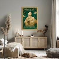 Confucius Legacy of Wisdom Wall Art Print PosterGoat