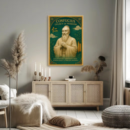 Confucius Legacy of Wisdom Wall Art Print PosterGoat