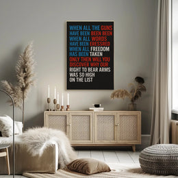 The Right to Bear Arms Poster PosterGoat