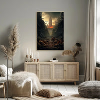 Post-Apocalyptic Cityscape Poster