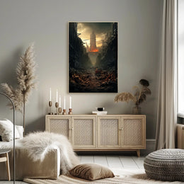 Post-Apocalyptic Cityscape Poster