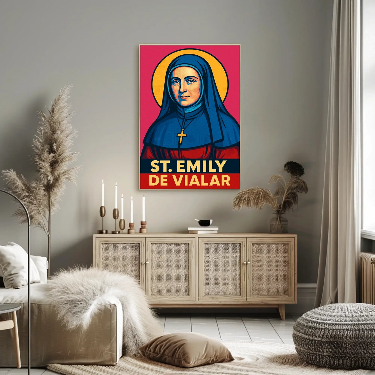 St. Emily de Vialar Poster