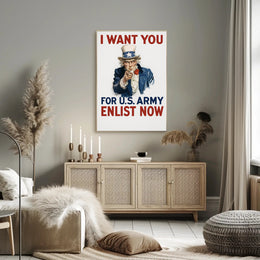 Uncle Sam Recruitment Poster PosterGoat