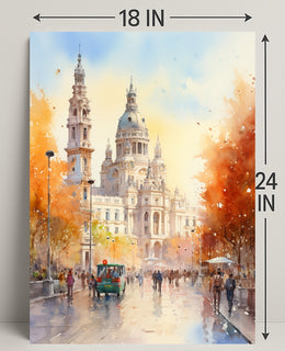 Autumn In The City Poster