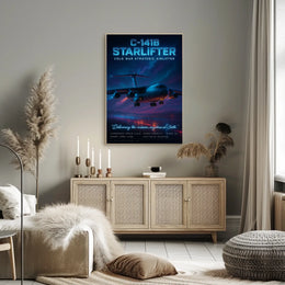 C-141B Starlifter Cold War Strategic Poster