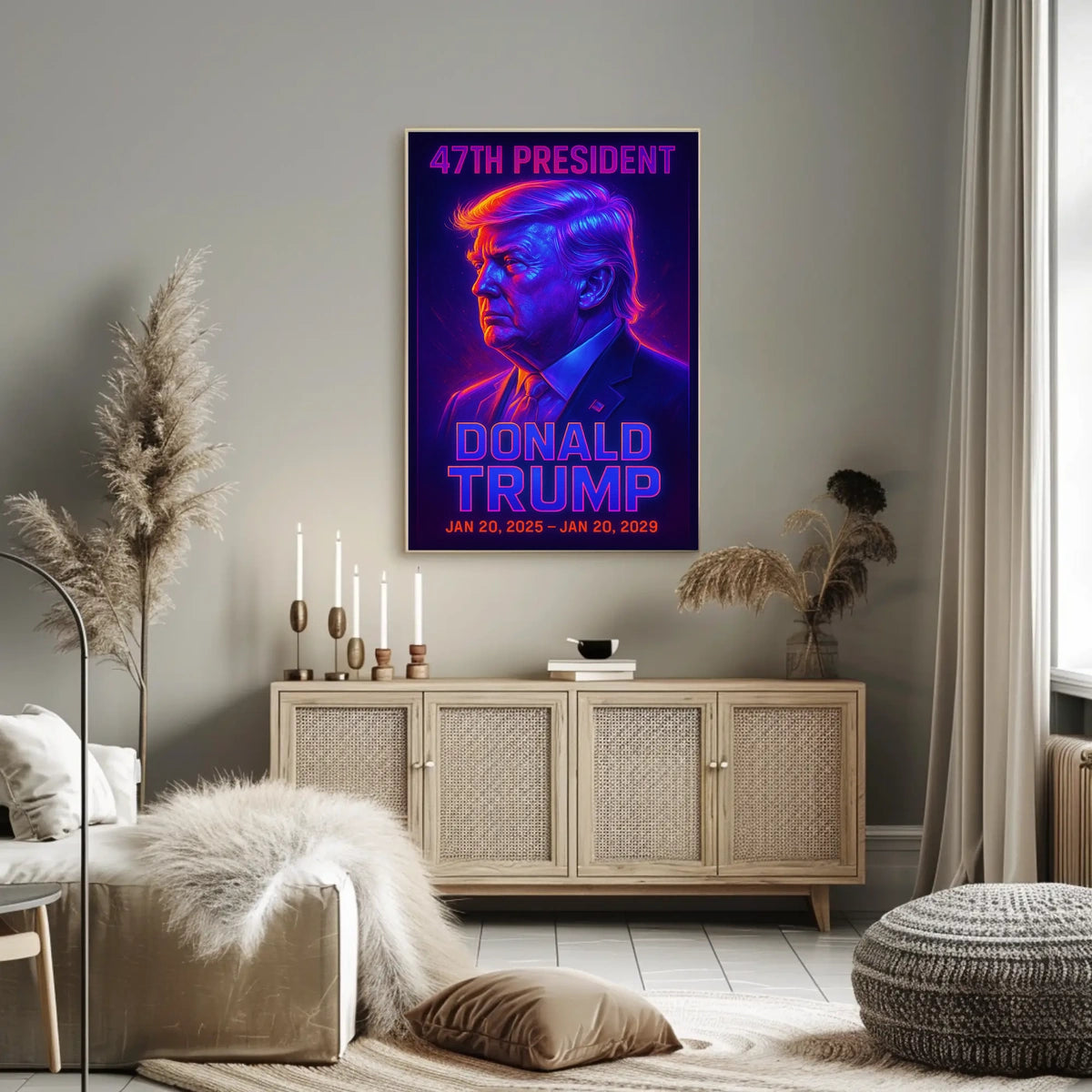 Donald Trump 47th President Poster
