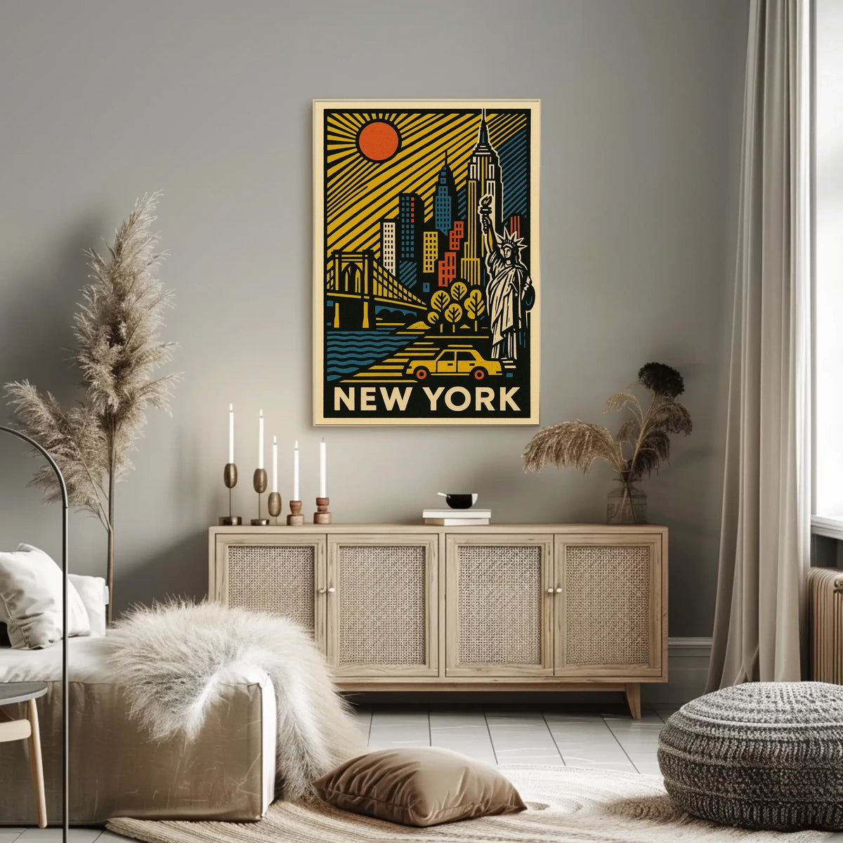 New York City Skyline Poster