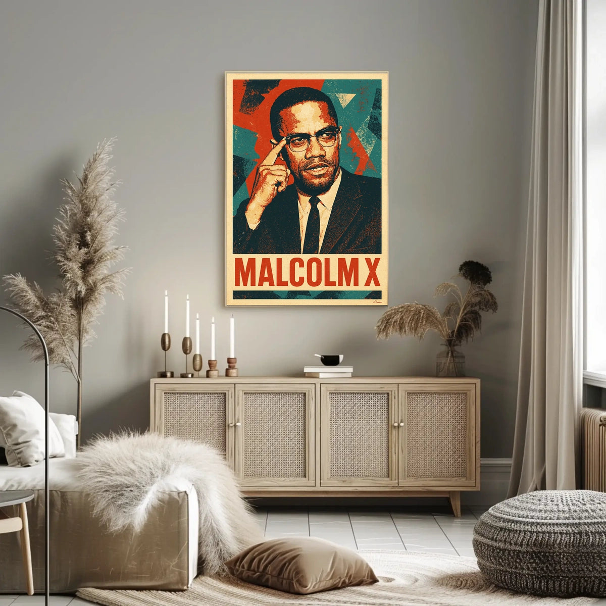 Malcolm X Poster